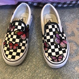 Custom butterfly shoes